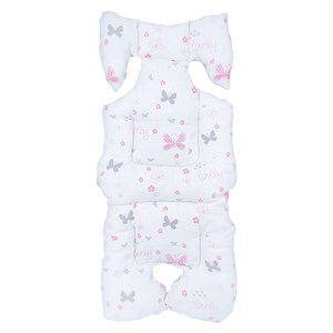 Ezh Collection Puset ve Oto Koltuğu Minderi 8011 Pembe-Gri