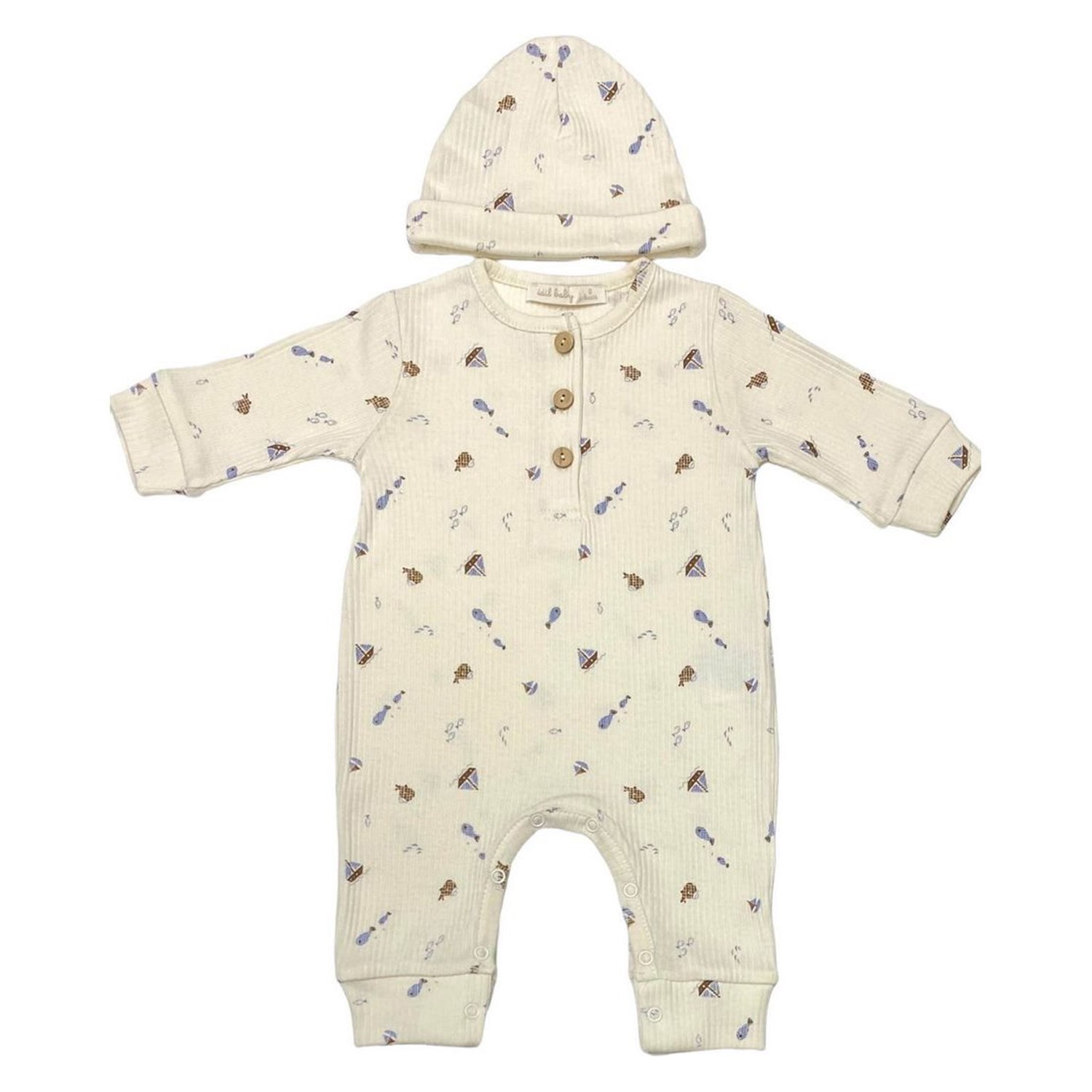 İdil Baby Bebek Tulumu 16068 Baskılı