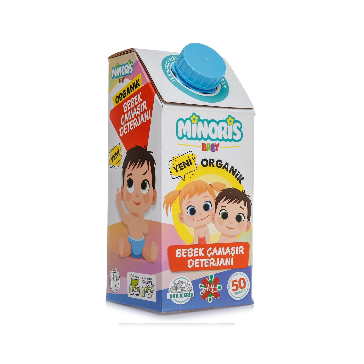 Minoris Baby Organik Bebek Çamaşır Deterjanı 1 Lt 