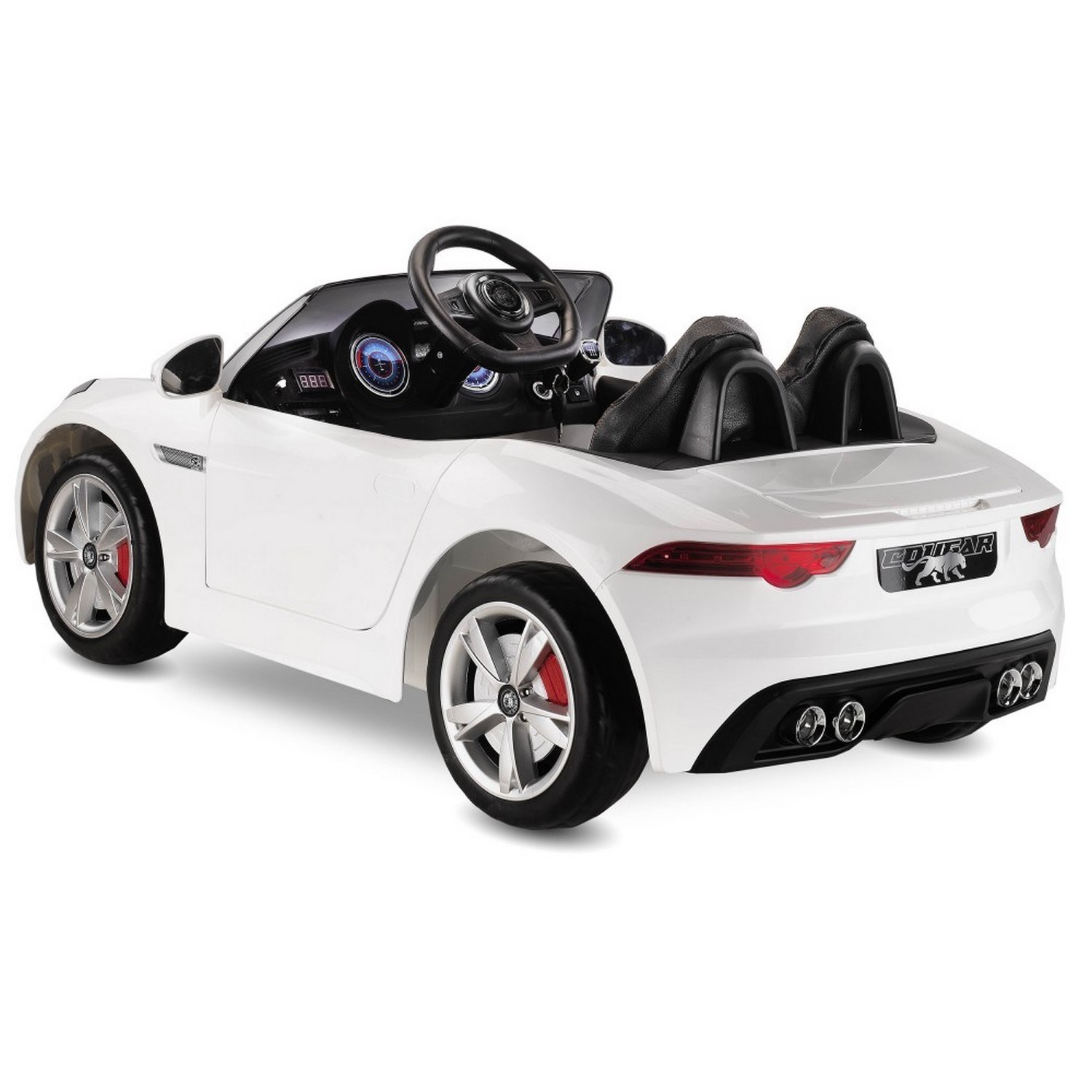 Babyhope Cougar Akülü Araba 442 Beyaz