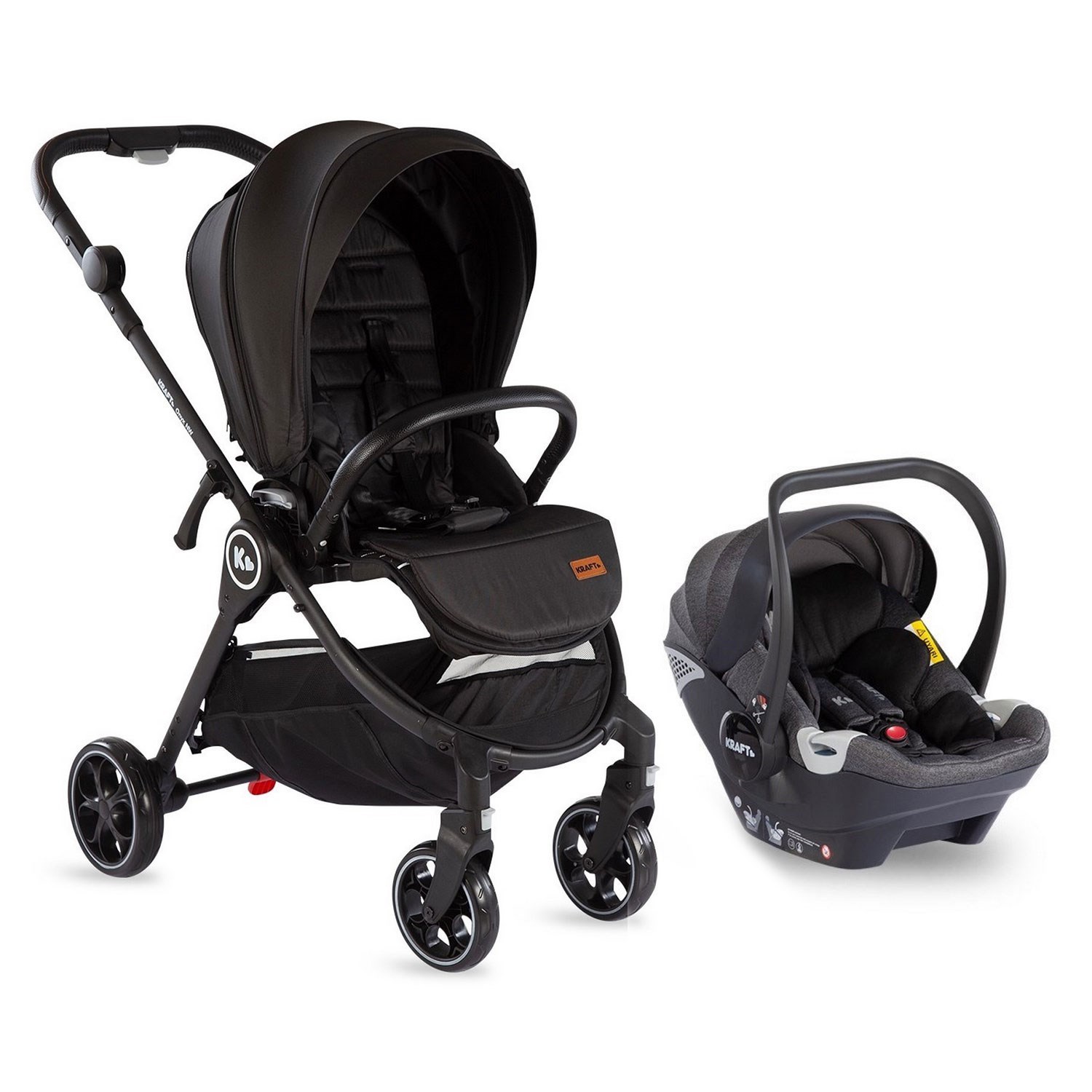 Kraft Onyx Nw Travel Sistem Bebek Arabası Black