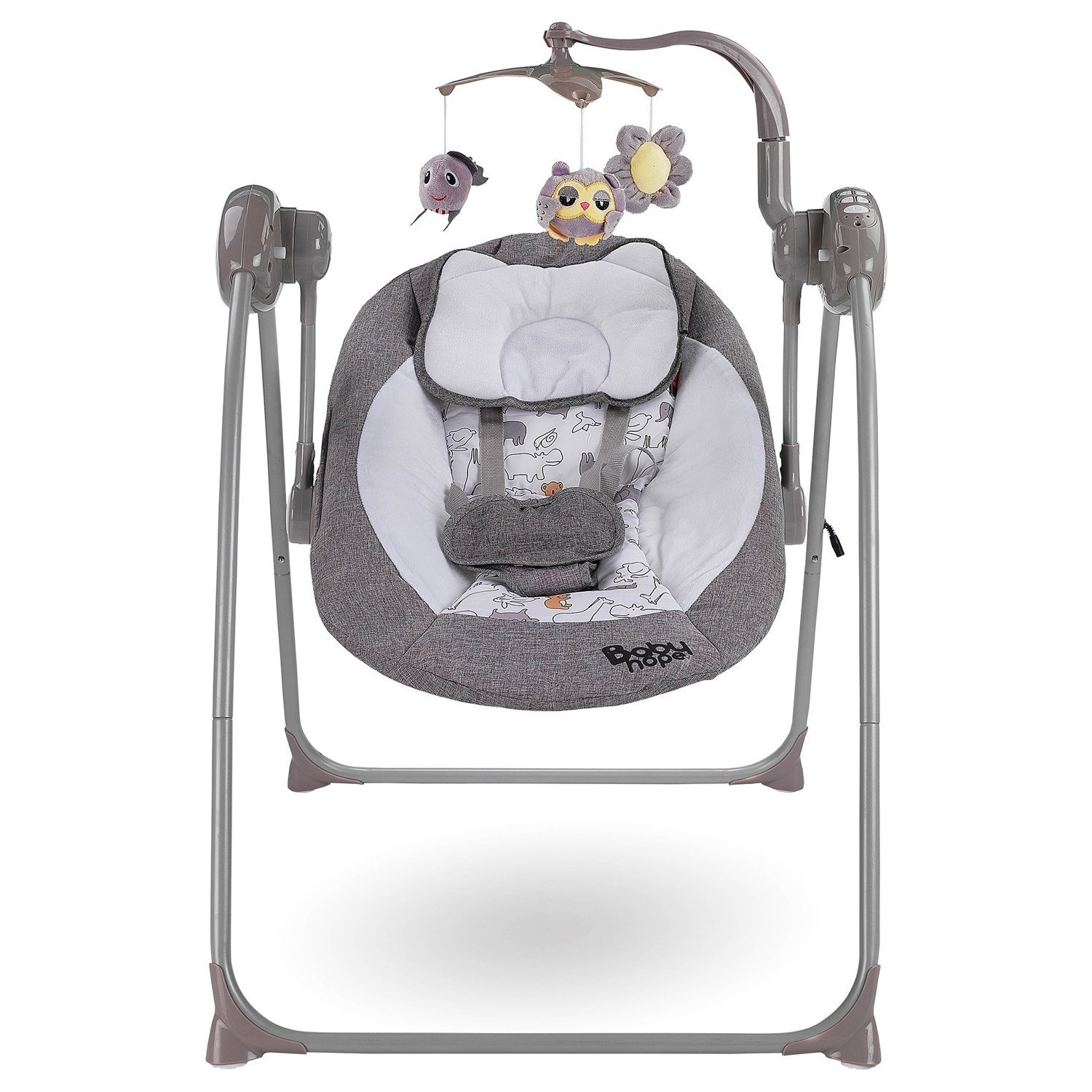 Babyhope Rainbow Salıncak Beşik BH-8300 Gri