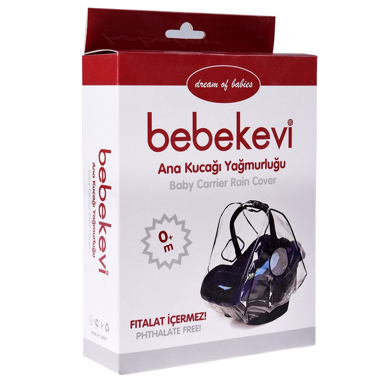 Bebekevi Ana Kucağı Yağmurluğu 804 Gri