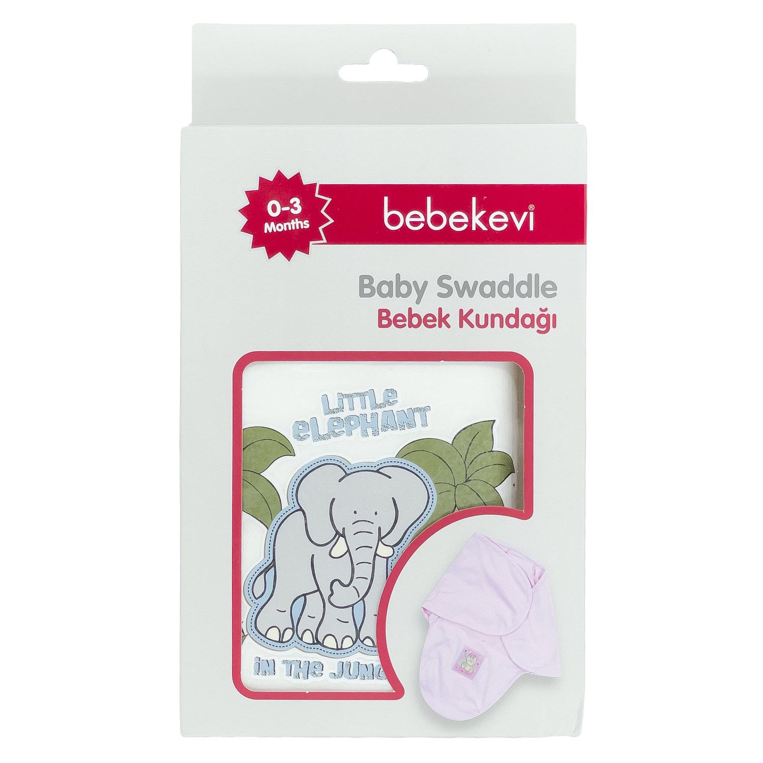 Bebekevi Bebek Kundağı 0-3 Ay 60x55 Cm 849 Ekru-Yeşil