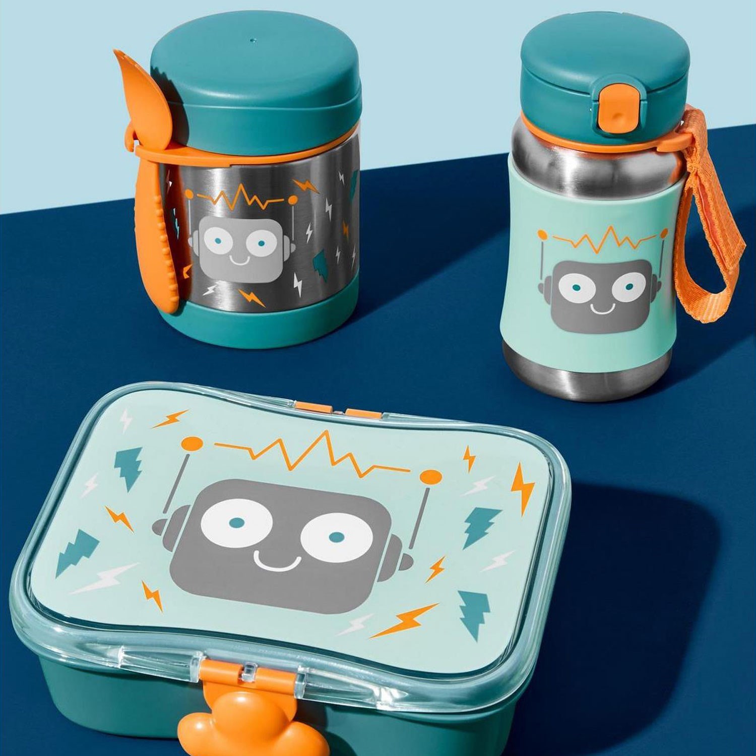 Skip Hop Pipetli Paslanmaz Çelik Suluk 350 Ml 12+ Ay Petrol Yeşili
