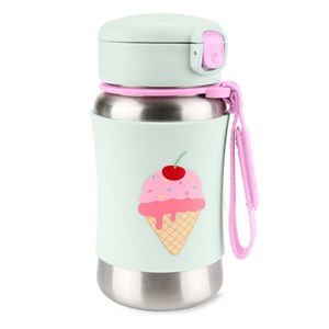 Skip Hop Pipetli Paslanmaz Çelik Suluk 350 Ml 12+ Ay Açık Yeşil