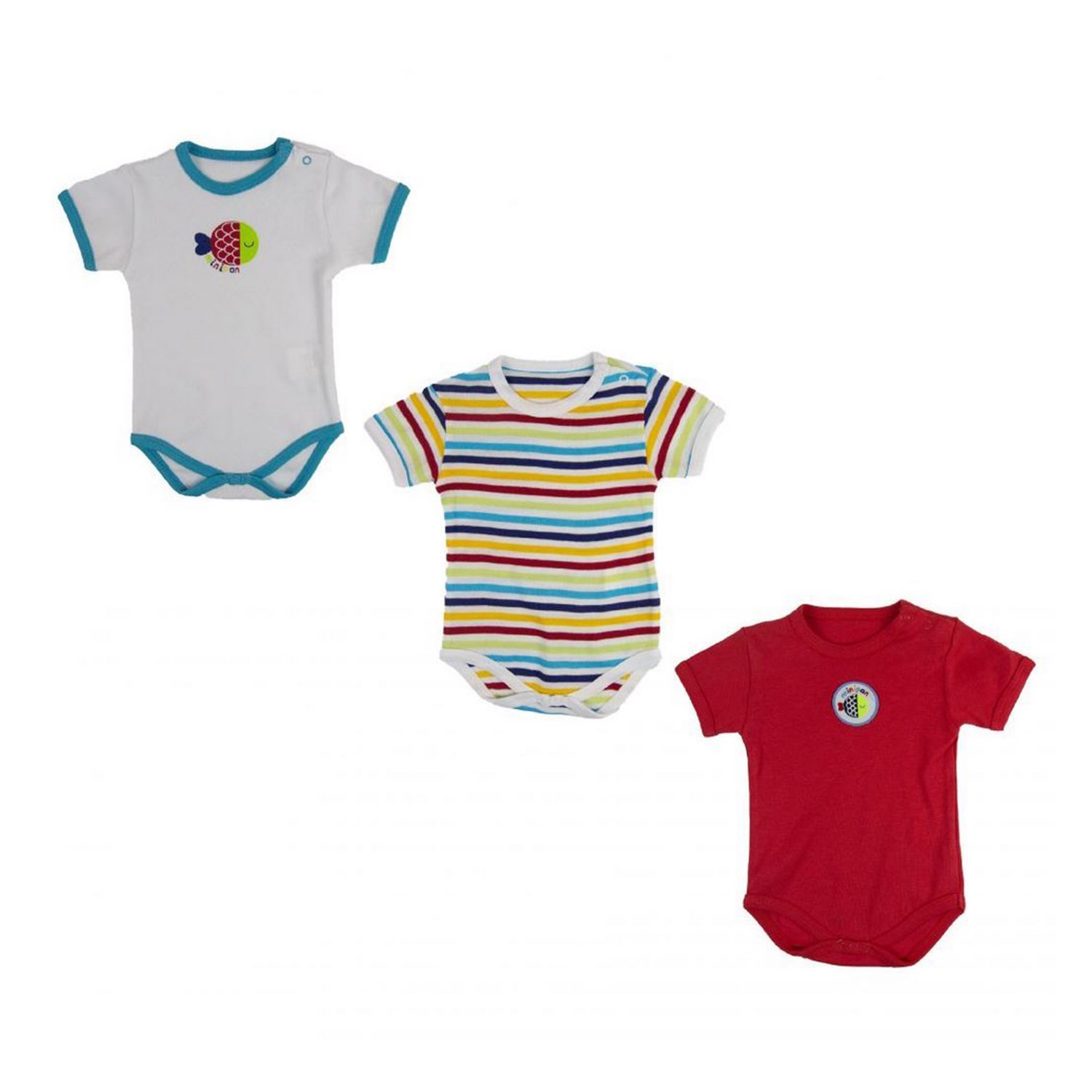 Bebepan Mr. Fish 3'lü Bebek Body 1720 Orjinal Renk