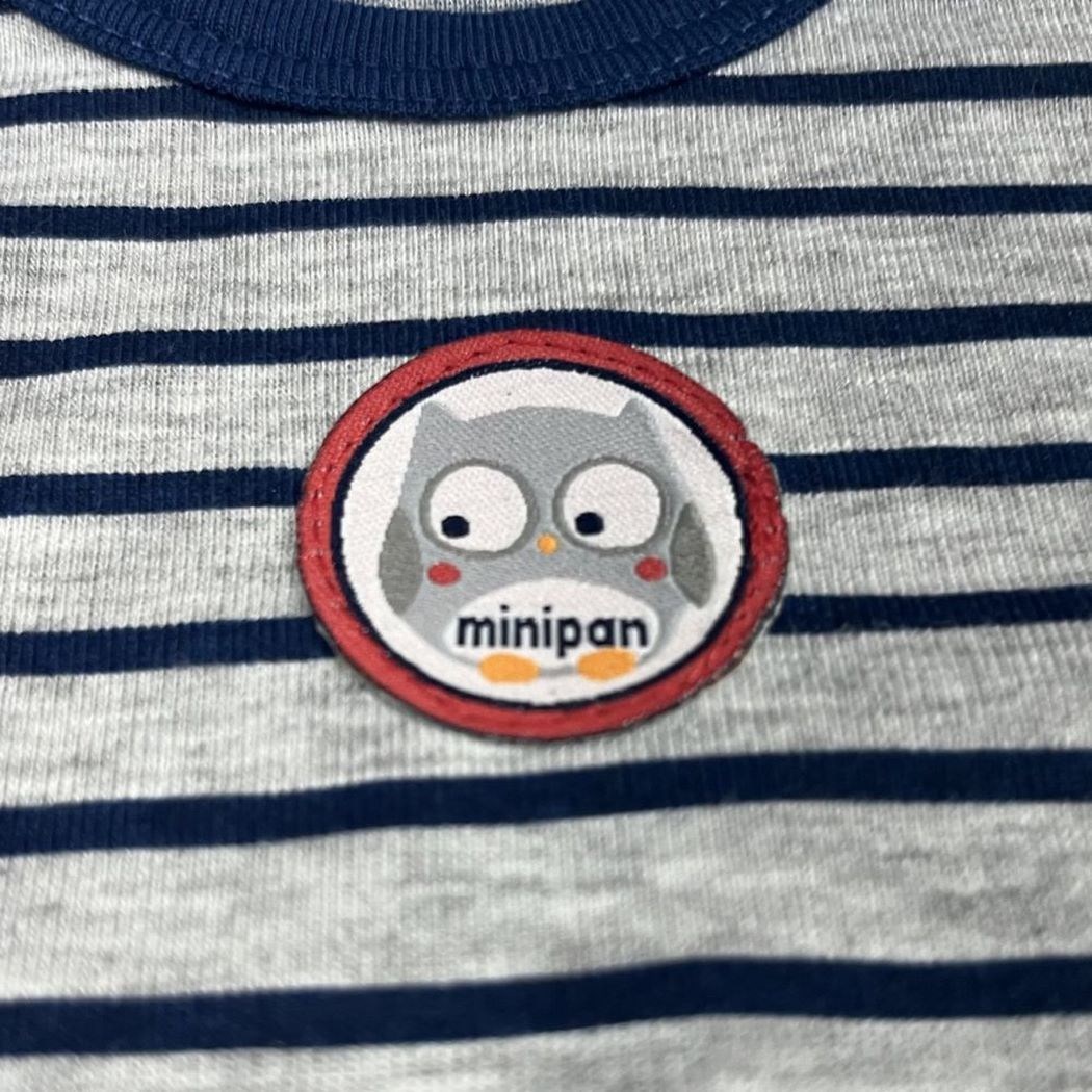 Bebepan Mr. Owl 2'li Kısa Kollu Bebek Body 1915 Lacivert