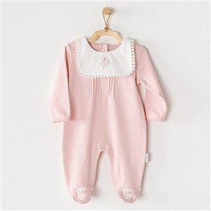 Andywawa Romper Fairy Bebek Tulumu AC23143 Pembe