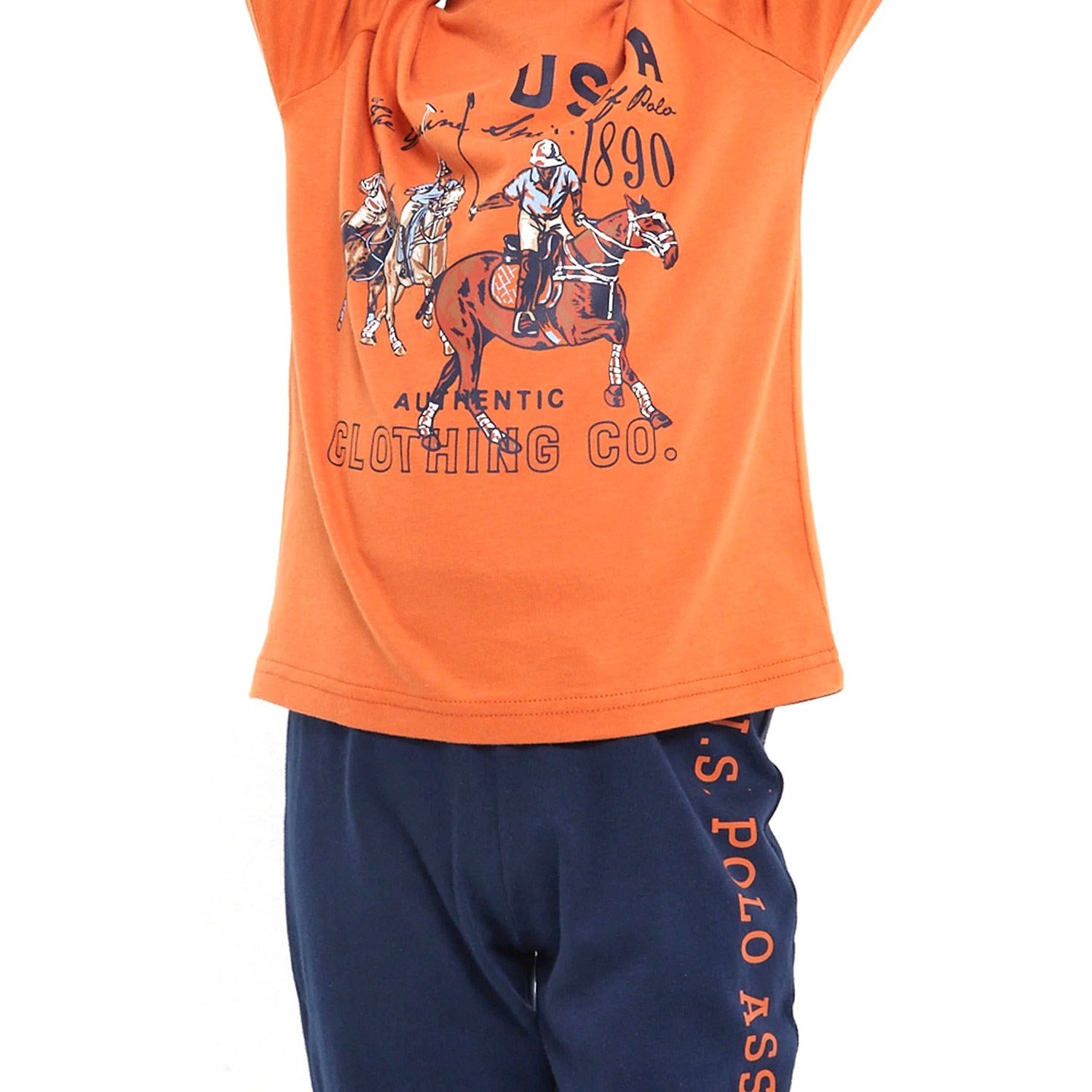 U.S. Polo Assn Erkek Çocuk 2'li Takım US1121-G Turuncu