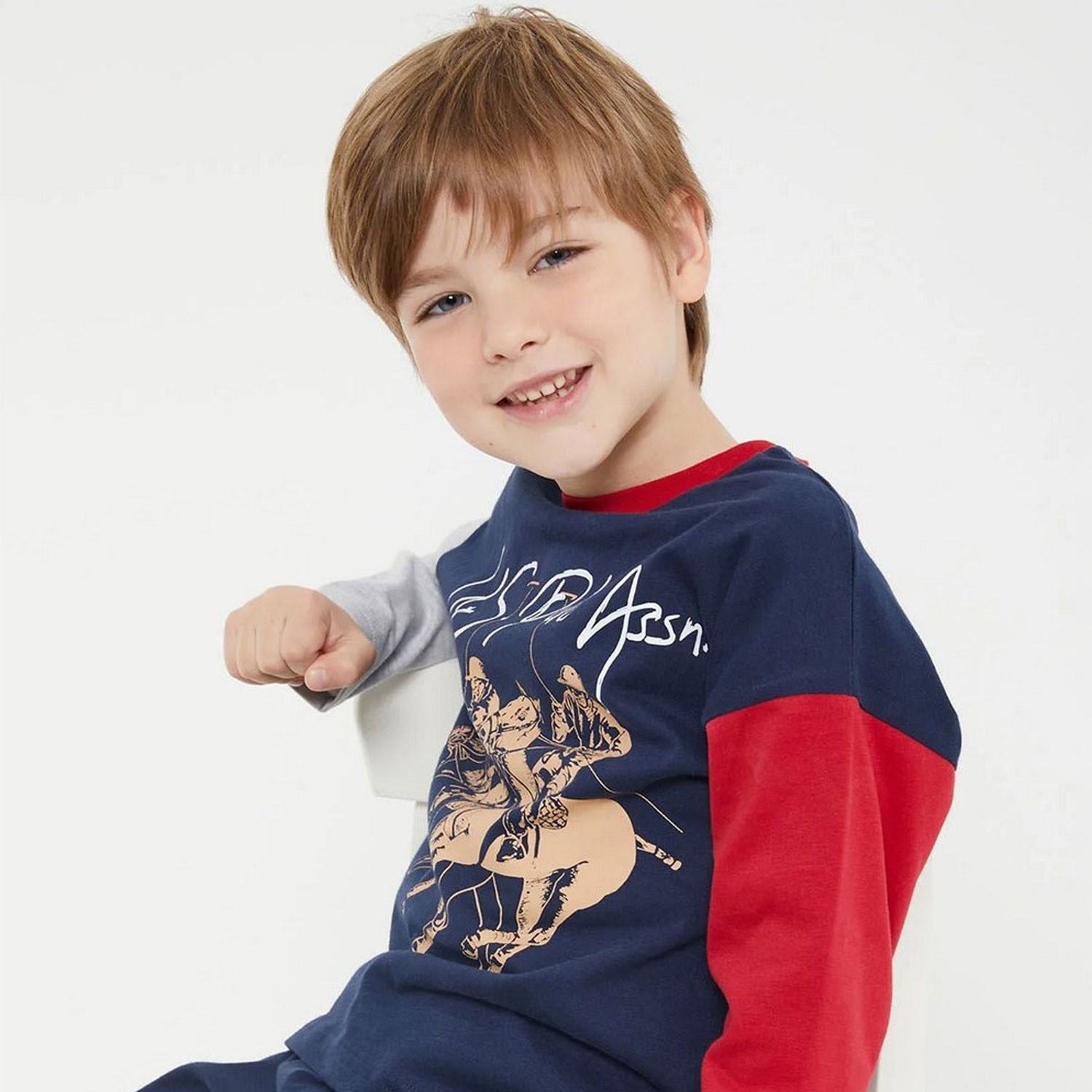 U.S. Polo Assn Erkek Çocuk 2'li Takım US1145-4 Lacivert
