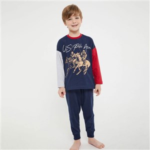U.S. Polo Assn Erkek Çocuk 2'li Takım US1145-4 Lacivert