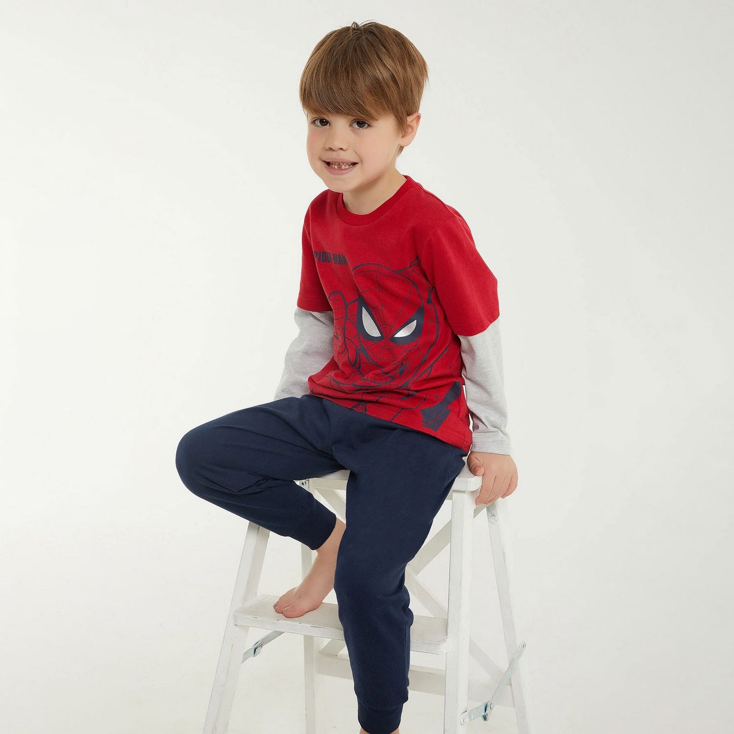 Spider-Man Erkek Çocuk 2'li Takım D4714-3 Kırmızı