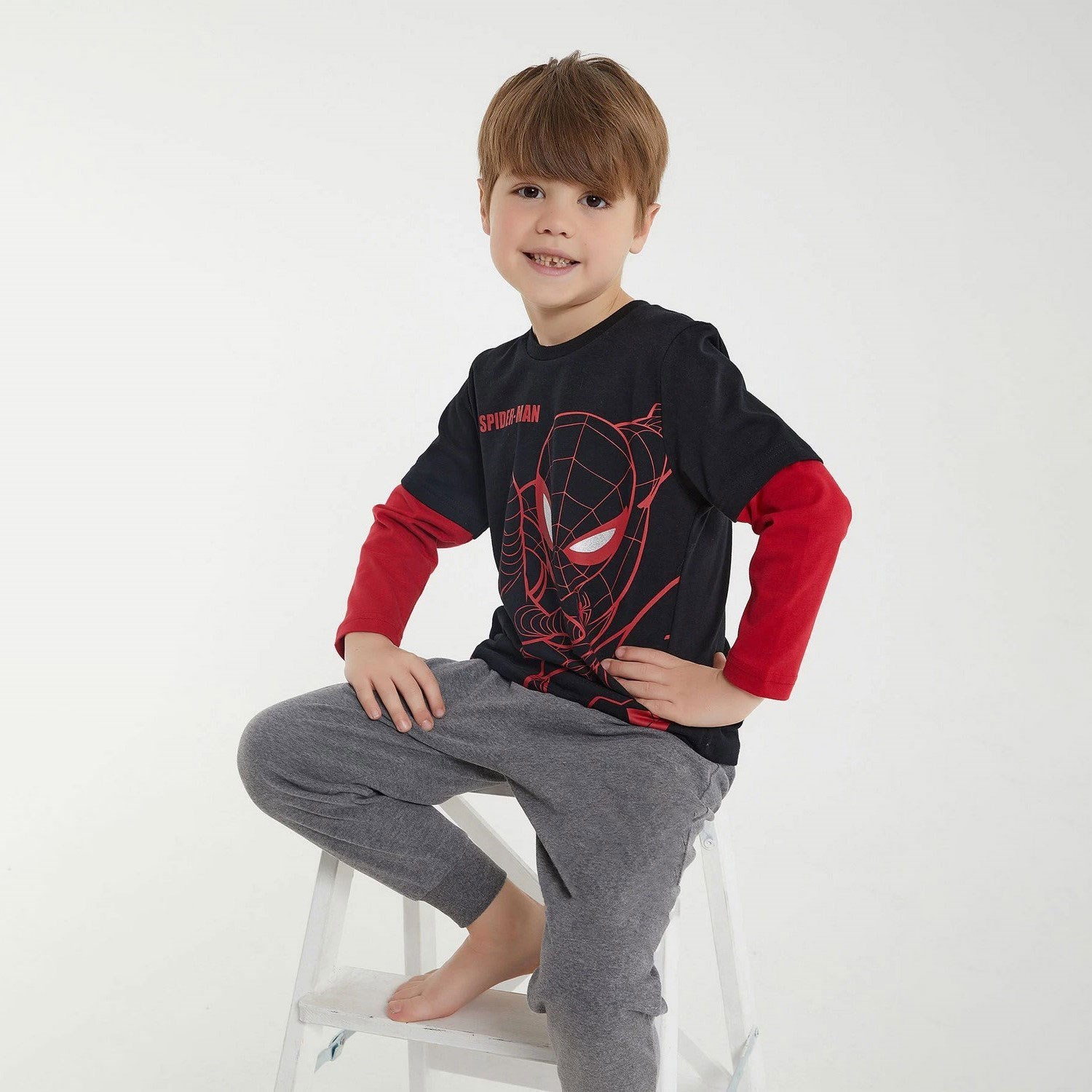 Spider-Man Erkek Çocuk 2'li Takım D4714-3 Siyah