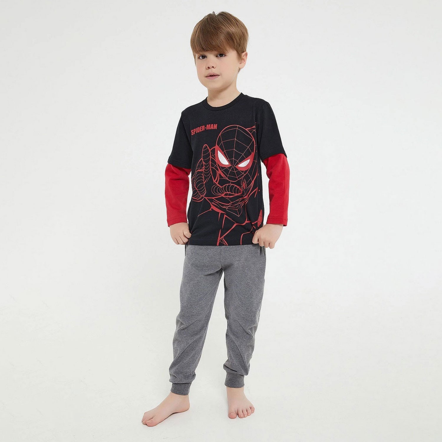 Spider-Man Erkek Çocuk 2'li Takım D4714-3 Siyah