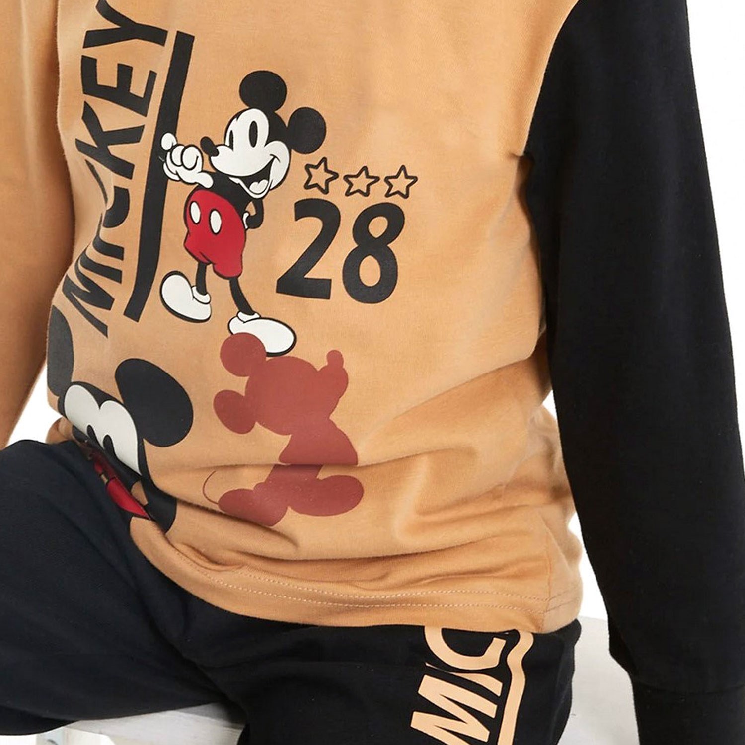 Mickey Mouse Erkek Çocuk 2'li Takım D4705-3 Camel