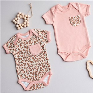 Tiffany Baby Leopar 2'li Bebek Body 1008 Somon