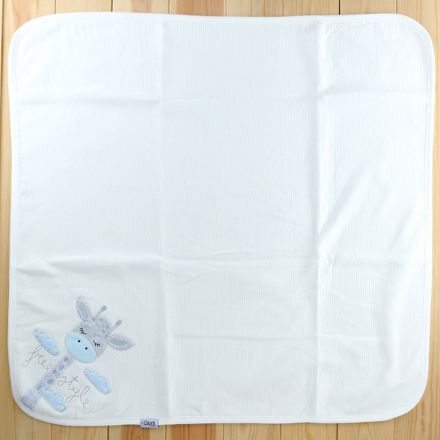Gaye Bebe Bebek Battaniyesi 80x85 Cm 3534 Beyaz