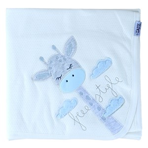 Gaye Bebe Bebek Battaniyesi 80x85 Cm 3534 Beyaz