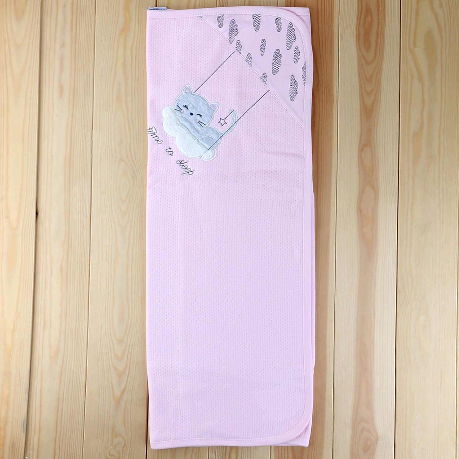 Gaye Bebe Bebek Battaniyesi 80x85 Cm 3535 Pembe
