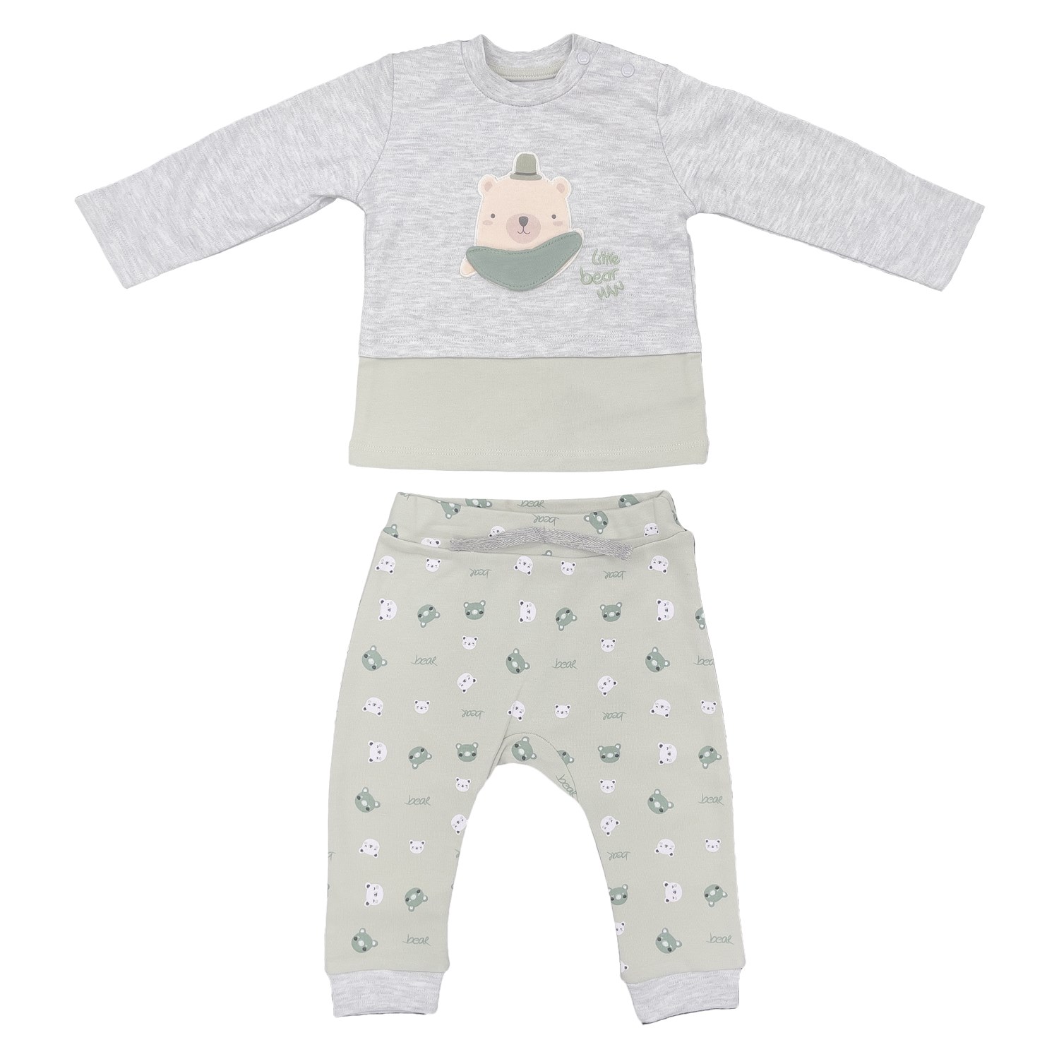 Biorganic Hug Me Bear 2'li Bebek Takımı 59704 Karmelanj