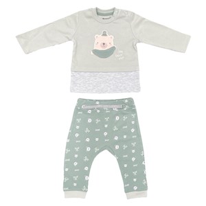 Biorganic Hug Me Bear 2'li Bebek Takımı 59704 Yeşil