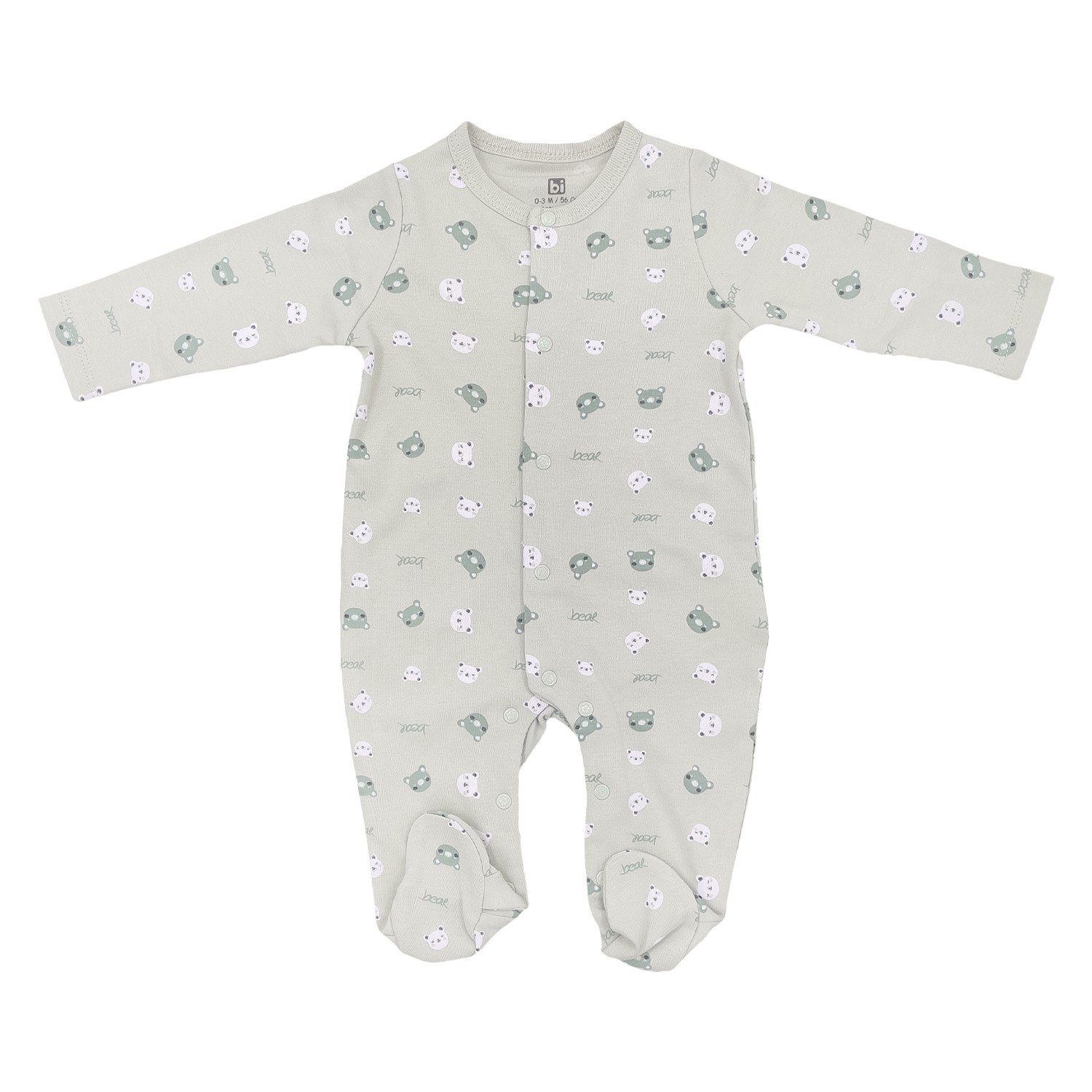 Biorganic Hug Me Bear Bebek Tüllü Tulum Set 62265 Yeşil