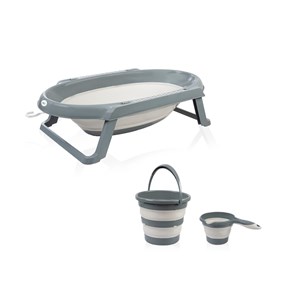 Babyjem Katlanır 3'lü Banyo Set 765 Antrasit