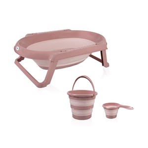 Babyjem Katlanır 3'lü Banyo Set 765 Somon