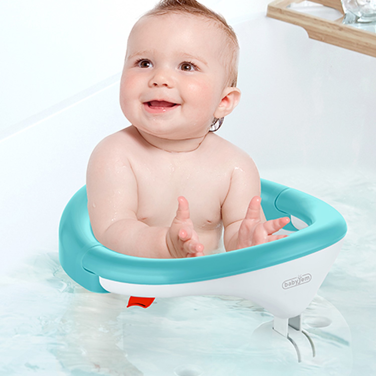 Babyjem Yandan Açılır Banyo & Mama Oturağı 751 Turkuaz