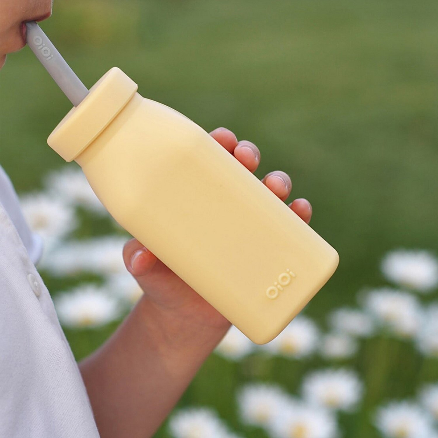 Oioi Silikon Şişe ve Pipet 6+ Ay Mellow Yellow - Powder