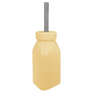 Oioi Silikon Şişe 200 ml ve Pipet 6+ Ay Mellow Yellow - Powder