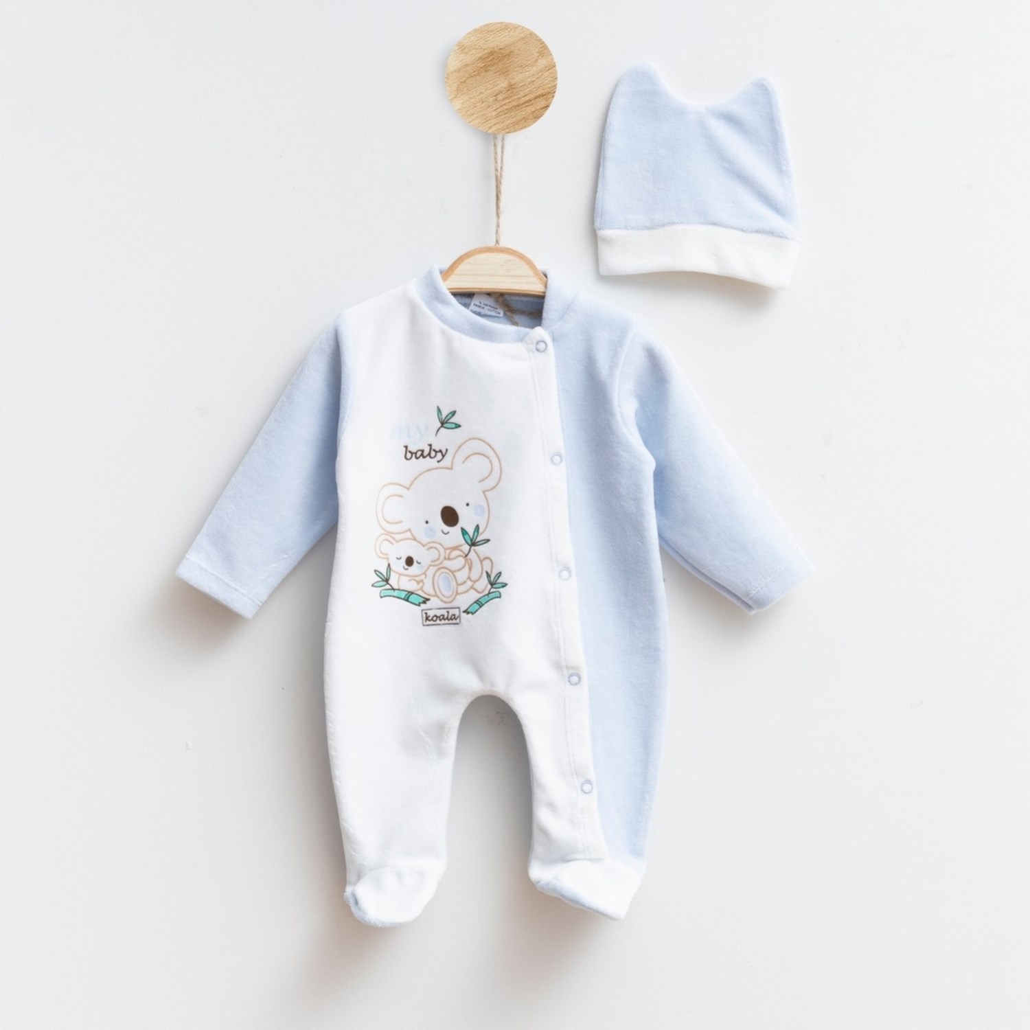Melish Bebe Koala Bebek Tulumu 5000R Mavi