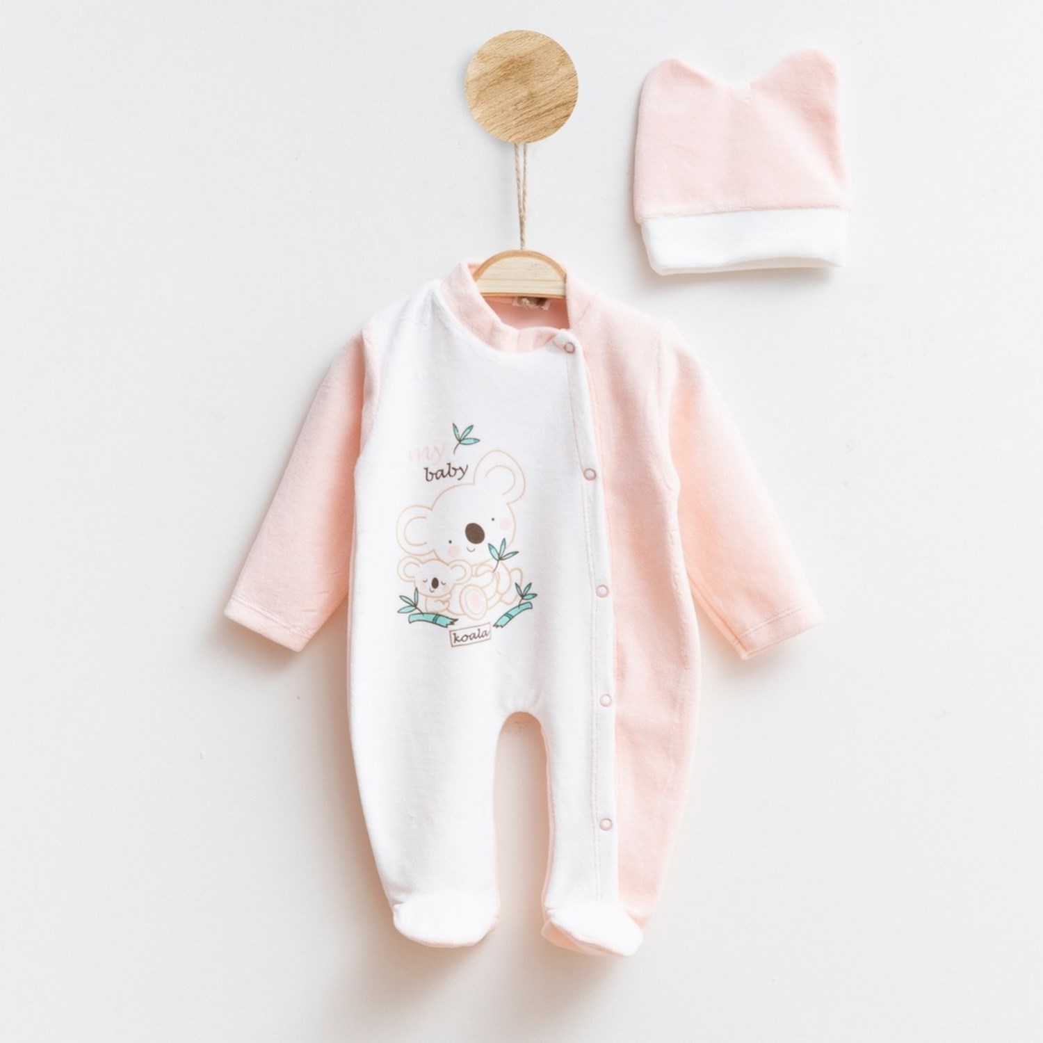 Melish Bebe Koala Bebek Tulumu 5000R Pudra