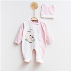 Melish Bebe Koala Bebek Tulumu 5000R Pembe