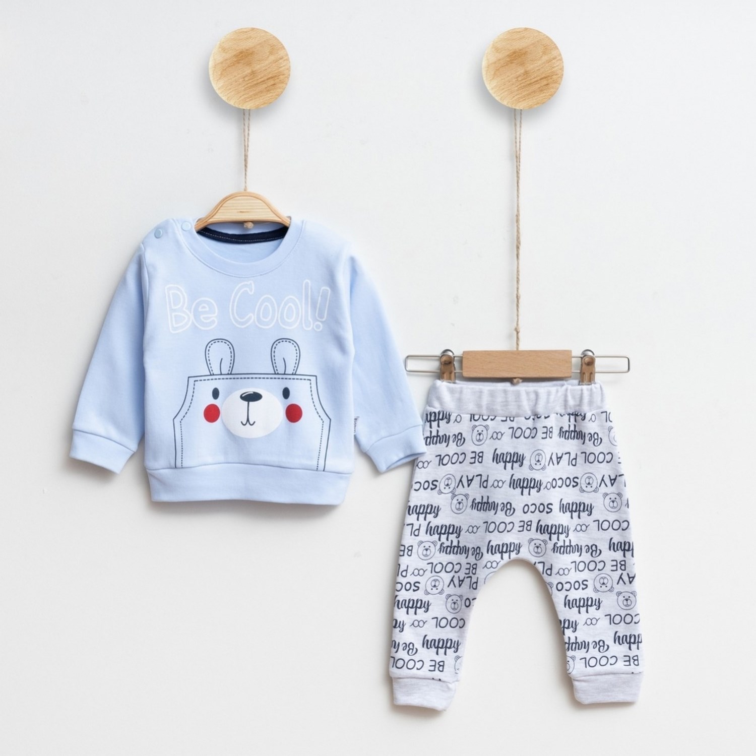 Mini Sempatik Be Cool 2'li Bebek Takımı 146R Mavi
