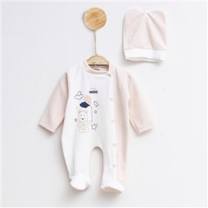 Melish Bebe Uçurtma Bebek Tulumu 1601R Kahverengi