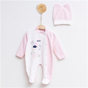 Melish Bebe Uçurtma Bebek Tulumu 1601R Pembe