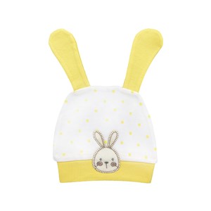 Gümüş Baby Tavşan Kulak Bebek Şapkası 91R Sarı