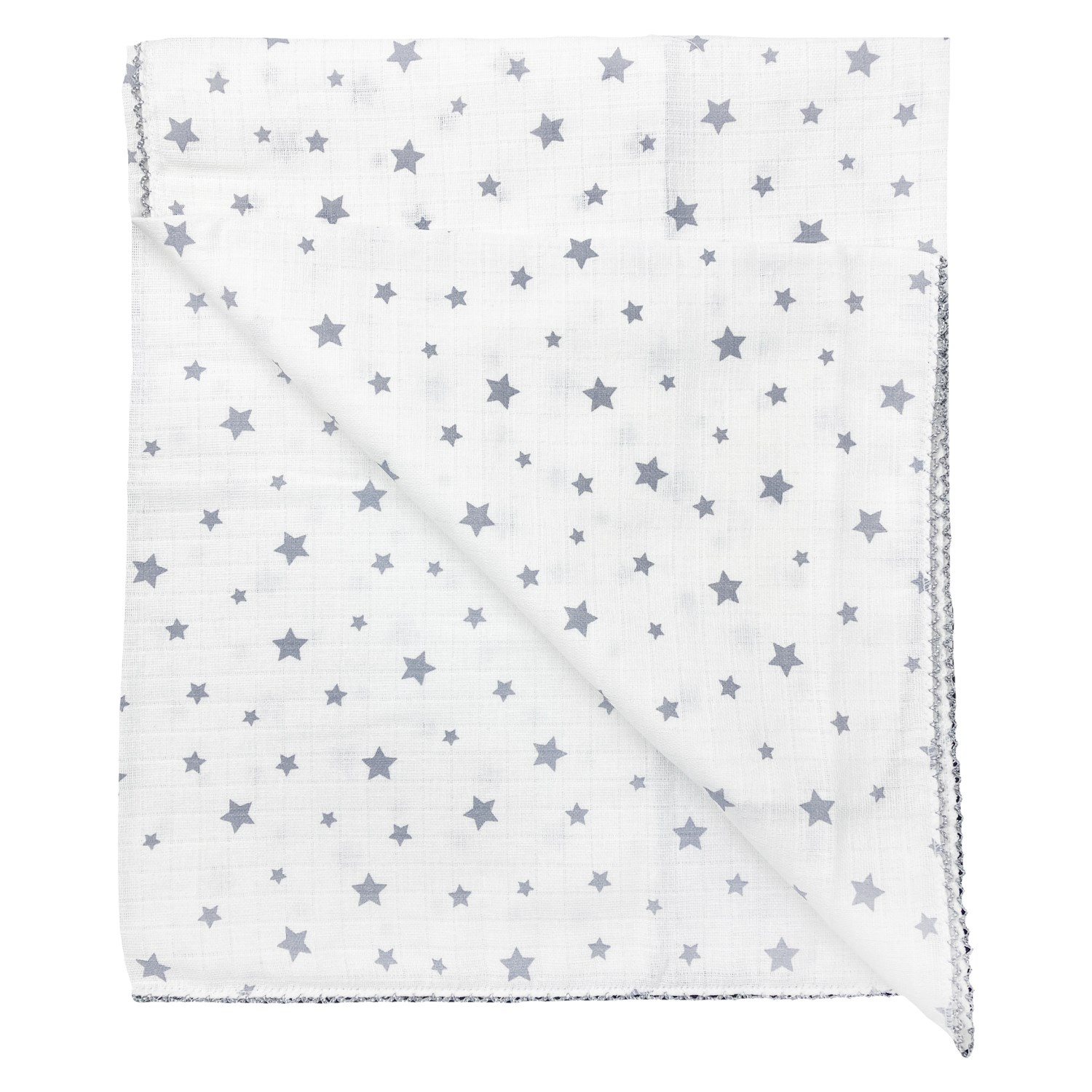 Aymur Baby Müslin Bebek Battaniyesi 80x90 Cm Gri