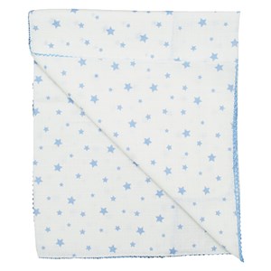 Aymur Baby Müslin Bebek Battaniyesi 80x90 Cm Mavi