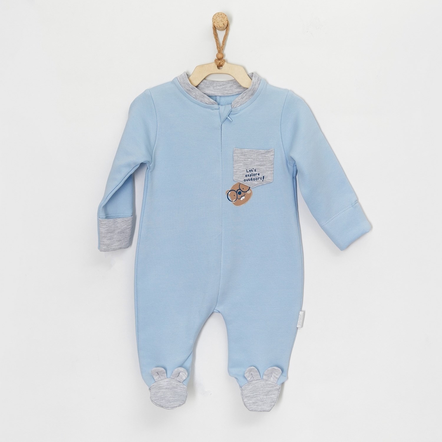 Andywawa Little Climber Bebek Tulumu AC22151RP Mavi