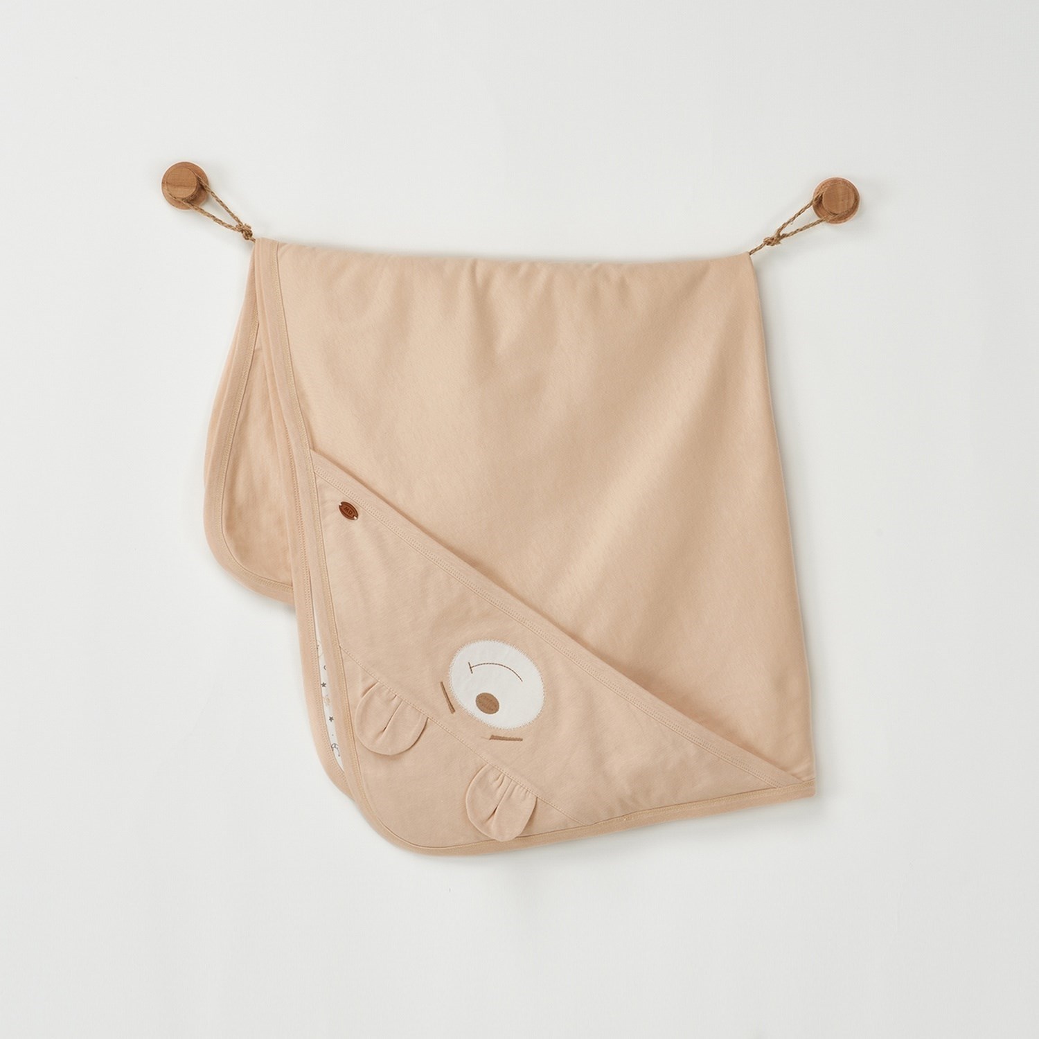 Andywawa Wawa Bear Bebek Battaniyesi 90x83 Cm AC22770R Bej