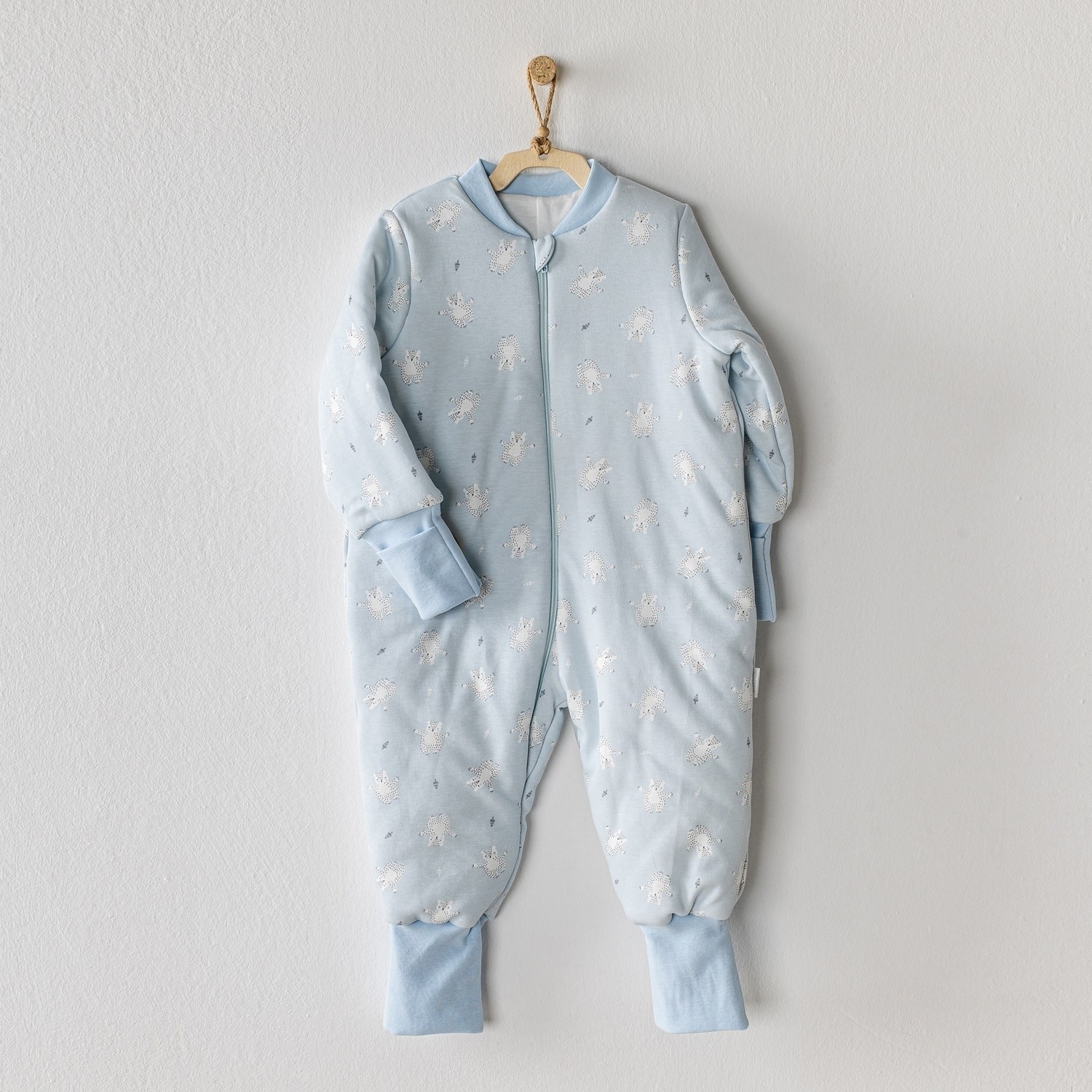 Andywawa Sleeper Fiber Bebek Uyku Tulumu AC23425 Mavi