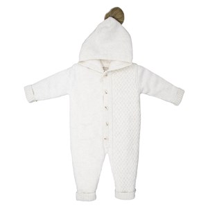Bibaby Cepli Welsoft Triko Bebek Tulumu 60600 Ekru