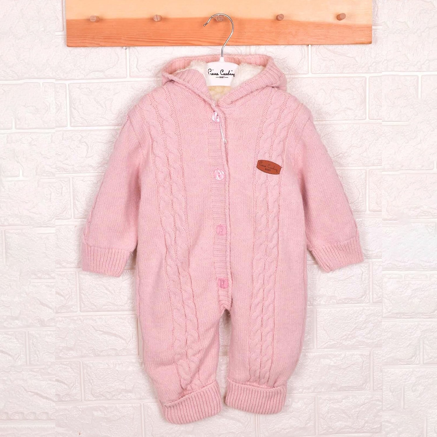Pierre Cardin Örgülü Peluş Bebek Tulumu 802438 Pembe