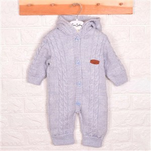Pierre Cardin Örgülü Peluş Bebek Tulumu 802438 Mavi