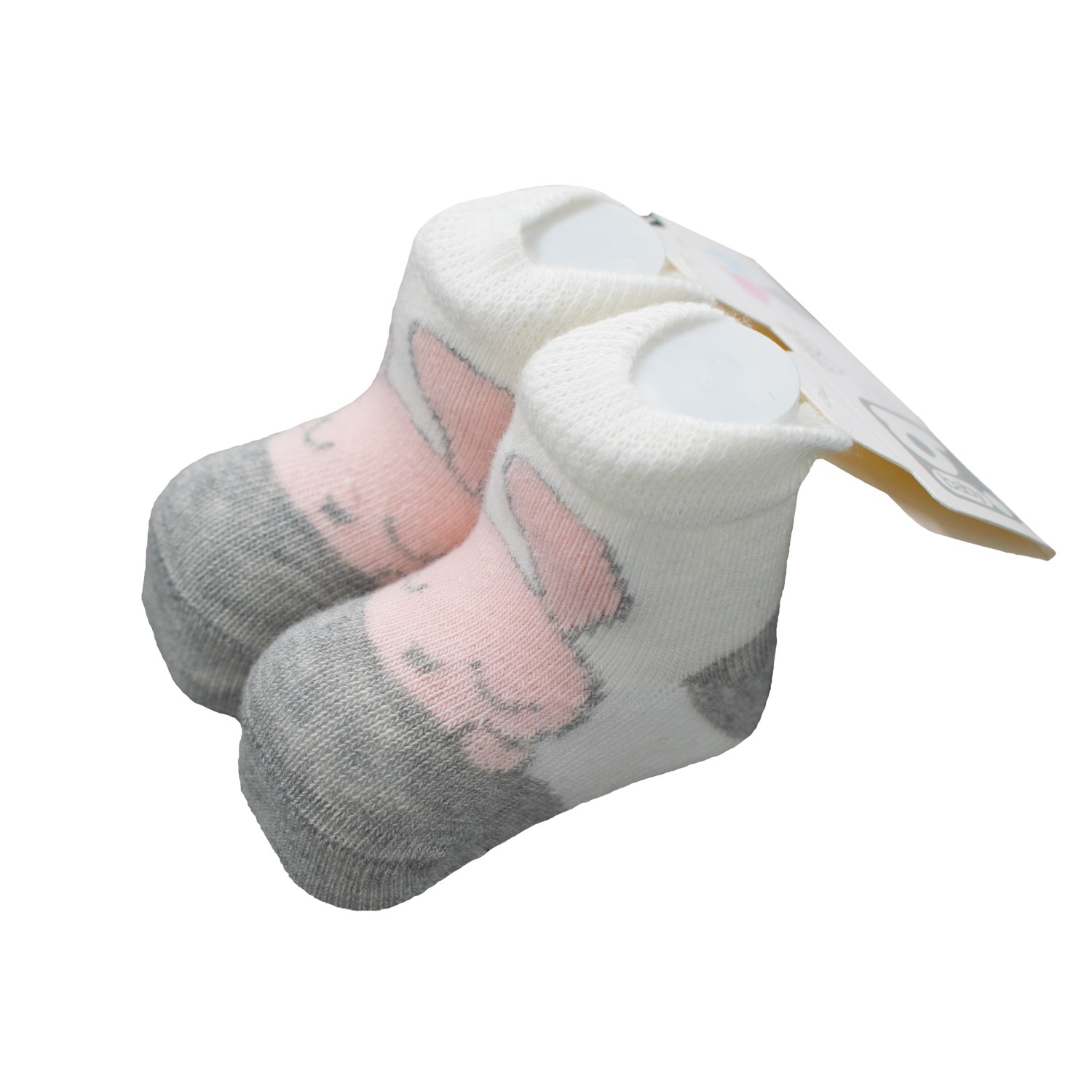 Bibaby Cute Rabbit Bebek Çorabı 68369 Pembe