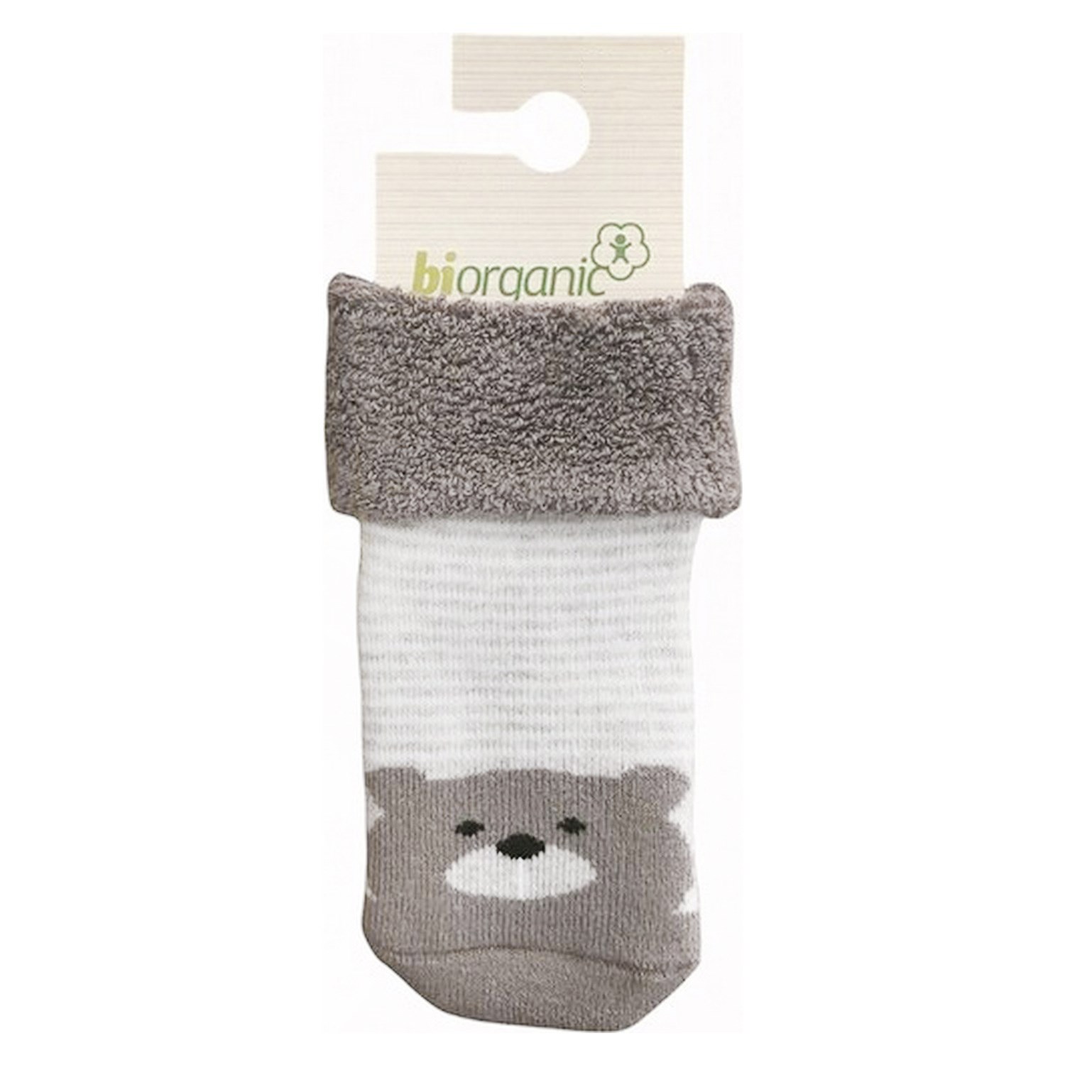 Biorganic Animals Kaymaz Bebek Çorabı 68370 Bej