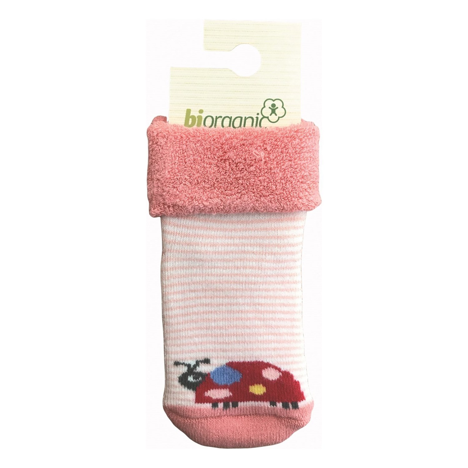 Biorganic Animals Kaymaz Bebek Çorabı 68370 Somon